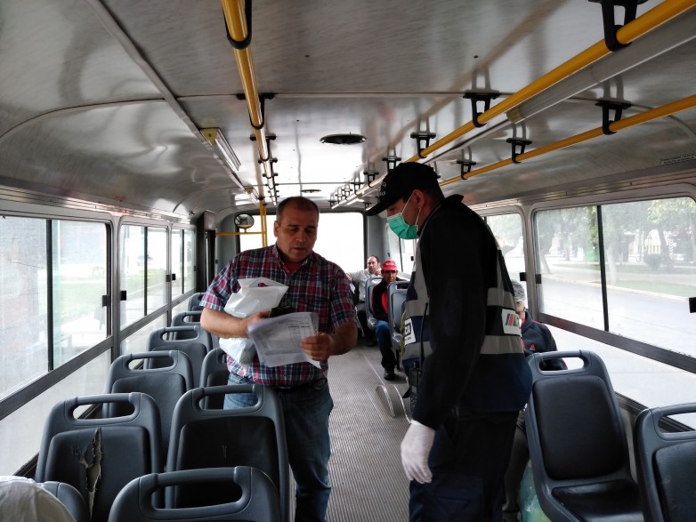 MinGob y Seguridad coordinan el control de pasajeros de transporte publico